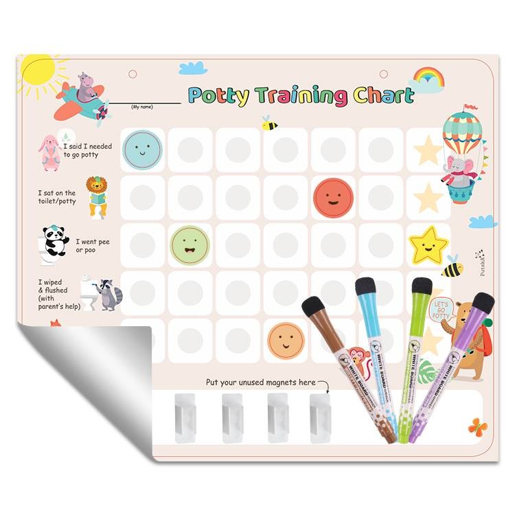 Rewritable Preschool Reward Chart Educational Behavior Sticker Chart OEM