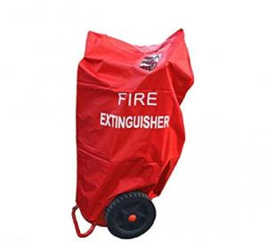 China Fire Extinguisher Cover For 50kg Trolley Type Extinguihser With 116*72 Cm Size on sale
