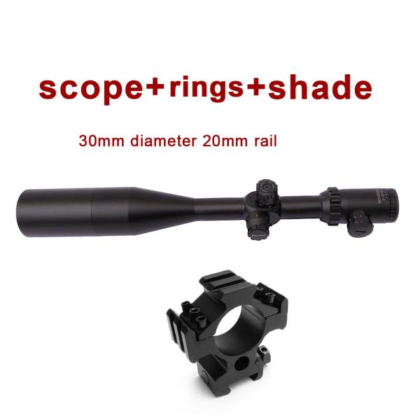 Long Range 3-30x56 Second Focal Plane Riflescopes Gun Sight Compact Hunting Scope