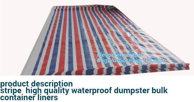 Open Top Drawstring 10 Mil Dumpster Container Liners,Drawstring Open Top 6 Mil Dumpster Container Liners, BAGEASE PAC