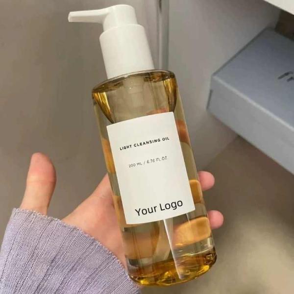 ODM/OEM Light Cleansing Oil with Pure Centella 200ml Soothing Stabilizing Face Wash Moisturizing Remove Makeup in Stock