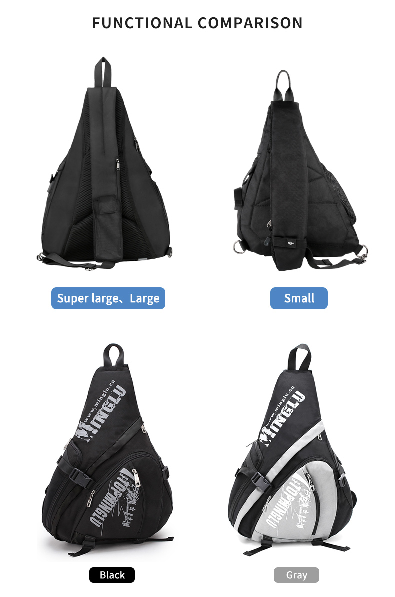 Trendy Mens Cross Chest Bag Sports Bicycle Sling Bag For Student OEM/ODM