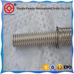 China 1.5 inch abrasion resistant stainless steel wire braid Corrugated Metal Hose on sale