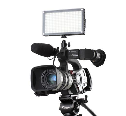 Cheap Professional LED Video Lights DSLR Camera Light with Magnetized Front Diffuser for sale