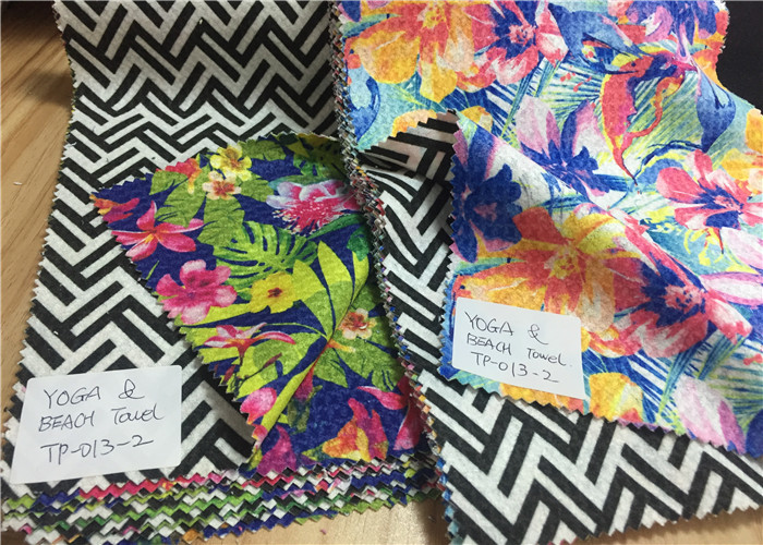 Polyester Spandex Recycled Swimwear Knit Fabric UV Protection 260gsm