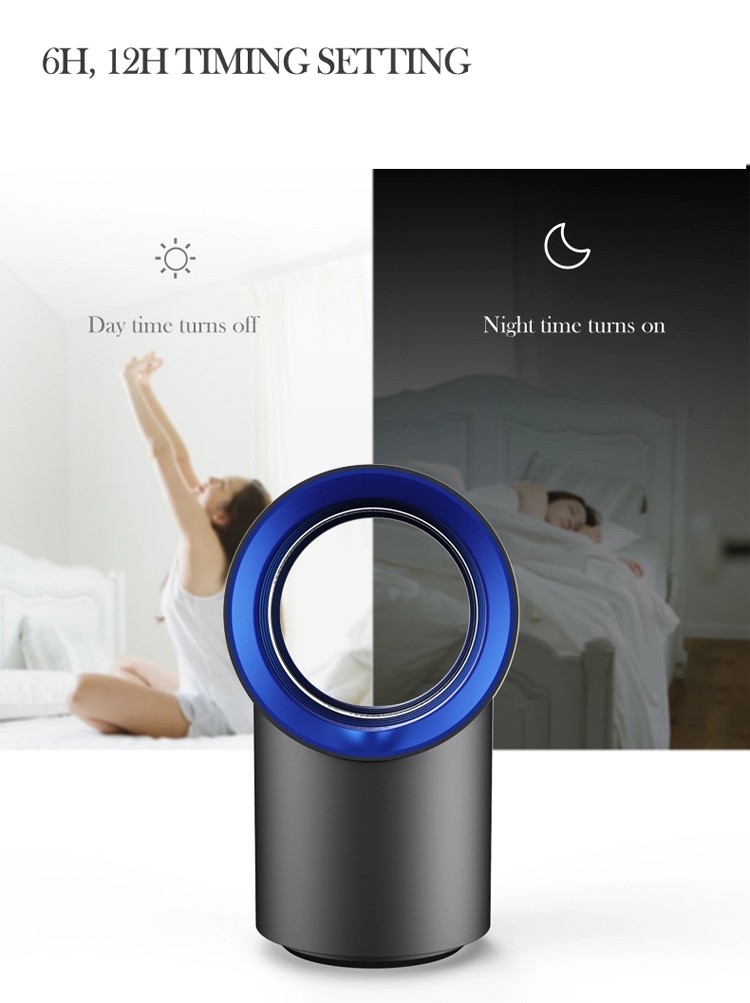 Modern New design USB Quiet Summer Anti-mosquito Control Insect Airflow Mosquito Killer Lamp with Mosquito trap