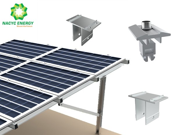 High Quality Concrete Base Solar Power Ground Mount System Solar Panel Mounting Structure Long Life