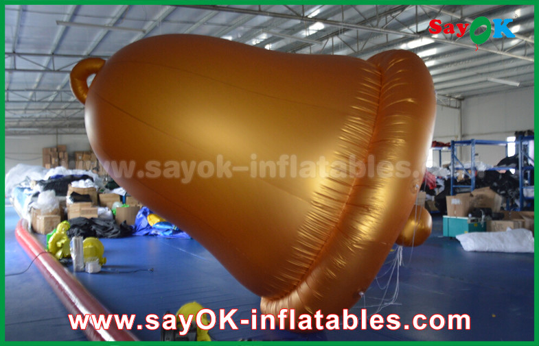 So Cool Customized PVC High Quality Helium Bells Inflatable Model For Advertising