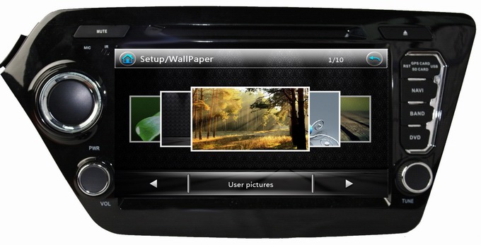 Ouchuangbo Car GPS Sat Nav DVD Stereo for Kia K2 /RIO 2011-2012 iPod USB Video Player OCB-8044A
