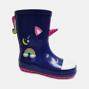 Quality Lightweight Waterproof 3D Unicorn Rainbow Boots wholesale