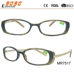 Unisex fashion design reading glasses with stainless steel, suitable for men and