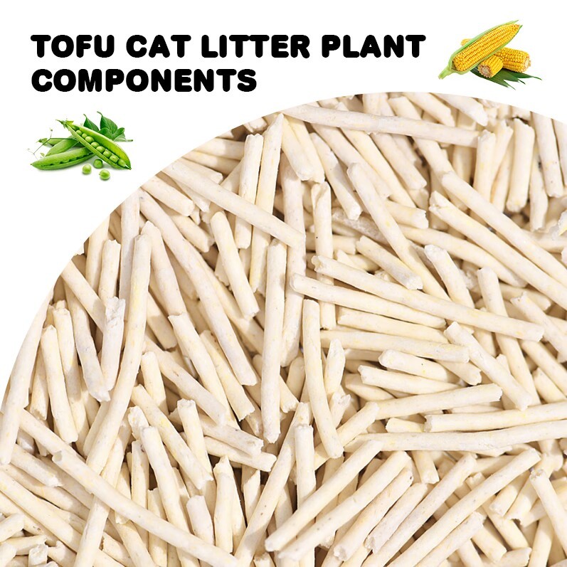Scented Tofu Kitty Litter Lemon Apple Baby Powder Rose Clumping Flushing Kitty Litter