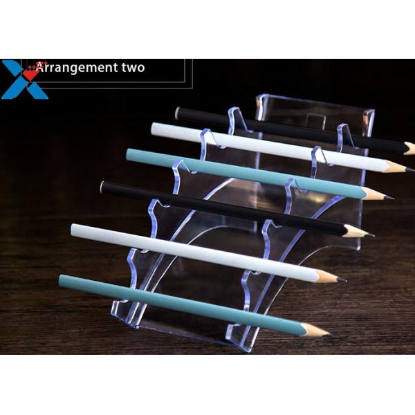 Eyebrow Pencil Clear Acrylic Display Stands Acrylic Pen Holder Display Stand