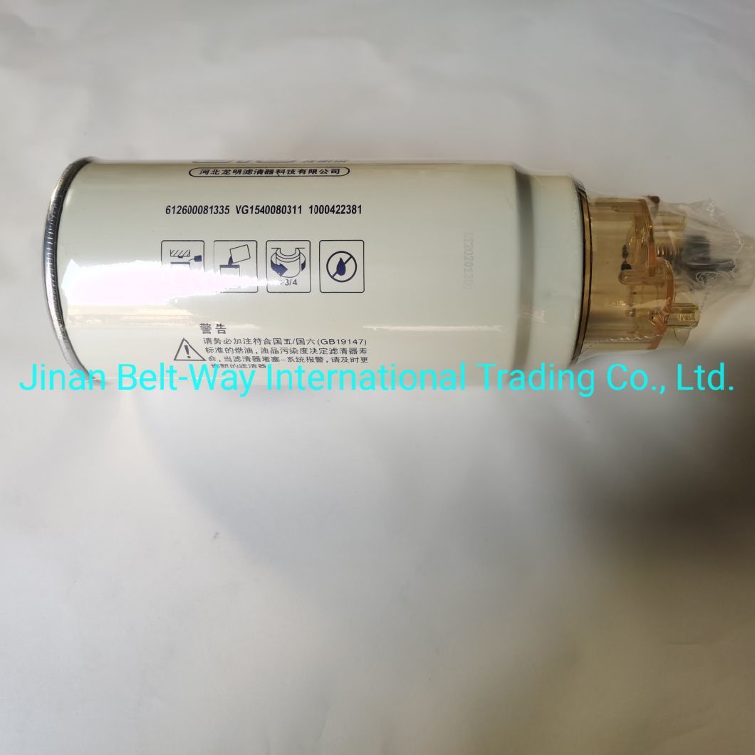 Sinotruk HOWO Truck Parts Fuel Filter Vg1540080311