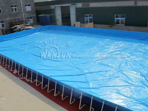 Outdoor Large Inflatable Swimming Pool , Framed Inflatable Water Pool