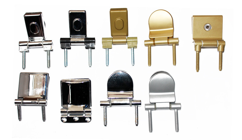 Zn White Steel Door Hinge 3mm Adjustable Burglary Proof Symmetrical