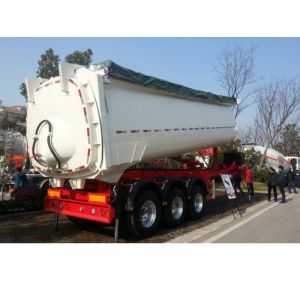 Engine 25/45/70 Cbm Cement Bulker Cement Carrier Trailer