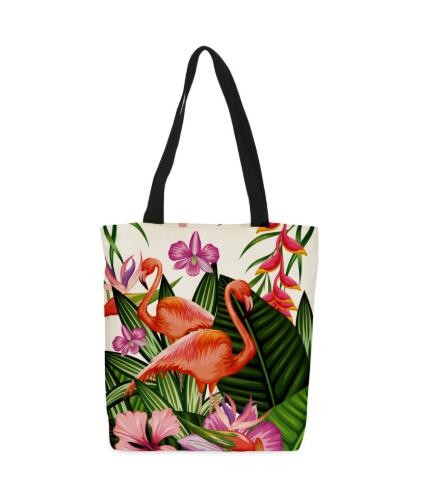 Canvas Cotton Natural Shopper Handle Rope Shoulder Tote Bag,Canvas Tote Rope Handle Drawstring Cotton Bag bagease packag