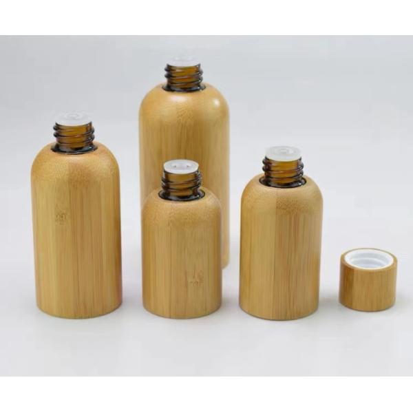 Bamboo Wood Essential Oil Bottle Ring Dropper ISO8317