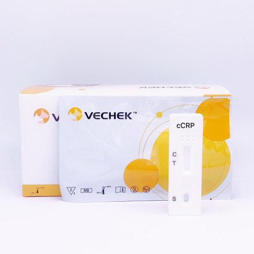 Quality Canis CRP Test Cassette Based On Lateral Flow Immunochromatographic Assay wholesale