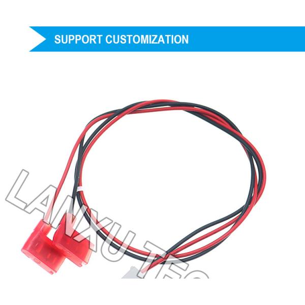 VH 2P 3.96mm Pitch to 90 Degree Angle 6.3 Spade Connector Assembly Cable Wire Harness