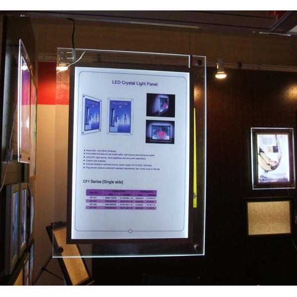 Table Standing 220V Square Movie Poster Light Box Backlit Slim Led Poster Frame