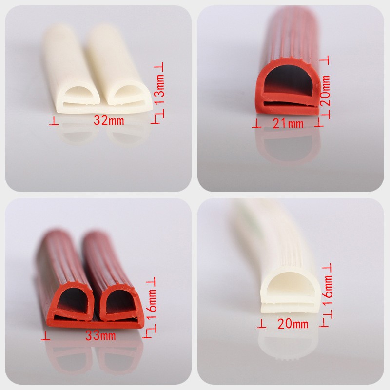 Eco Friendly P H Shape Silicone Gasket Seal With Cutting Processing Service