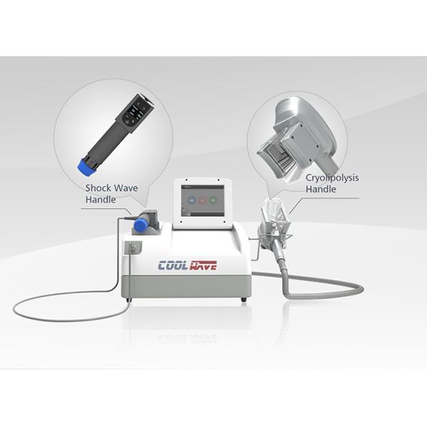 4 Handles Type Extracorporeal Shock Wave Therapy Machine , Cryolipolysis Machine For Home Use