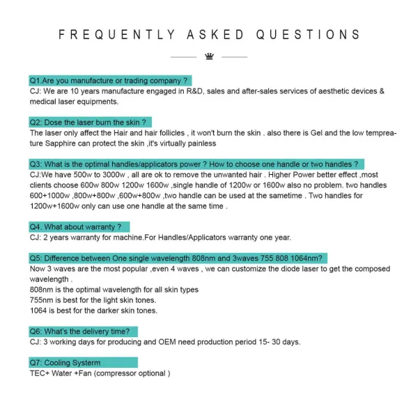 Triple Wavelength 810nm 808nm 940nm 4 Wave Length Diode Laser Hair Removal Machine