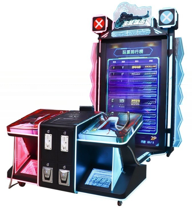 Quality Two Players Arcade Shooting Game Machine With Luxury Appearance wholesale