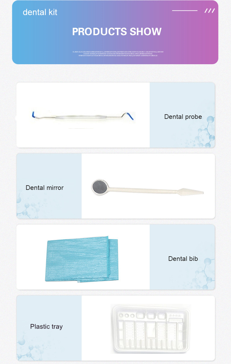 S&J Dental Equipment Teeth Whitening Kit High Quality Premium Examination Disposable Dental Hygiene Kit OEM Factory Price