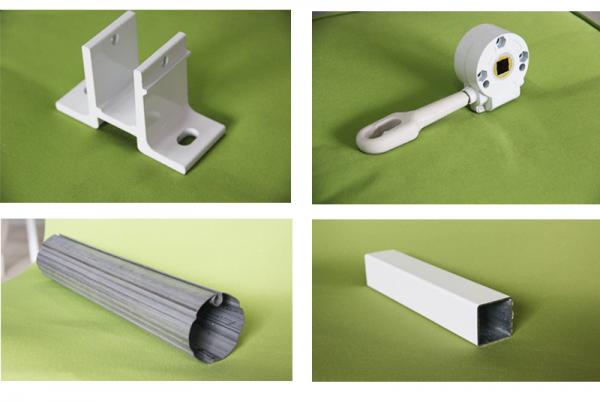 Outdoor aluminum card type retractable awning for patio, patio, shop, hotel awning