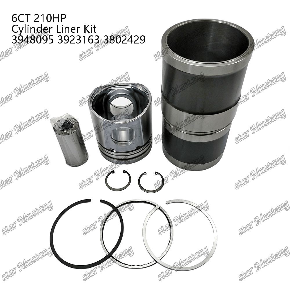 Diesel Engine Liner Kit 6CT 210HP 3948095 3923163 3802429