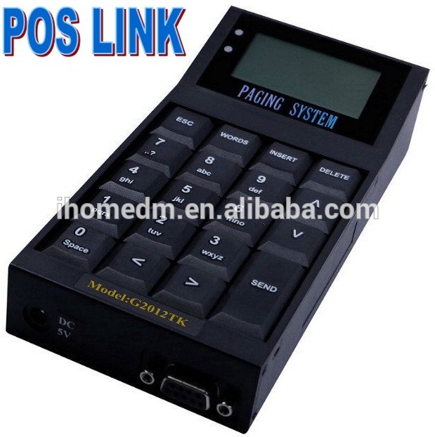 Self restaurant system Notify diners with Flash, Beep, Vibration service calling buzzer