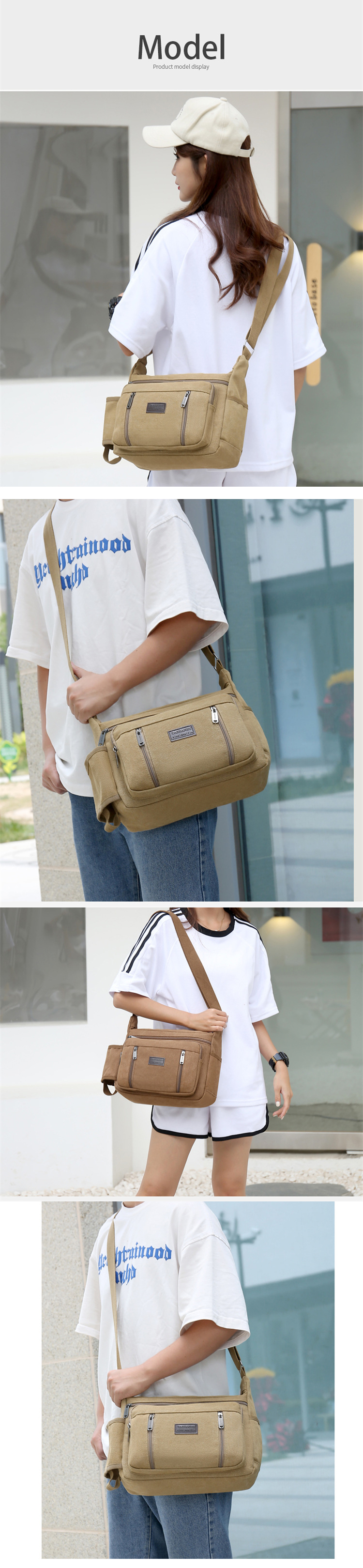 OEM Sympathybag Men's Messenger Bag Casual Crossbody Bag With Bottle Pocket