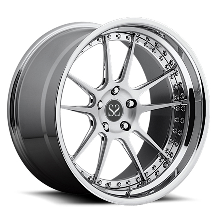 18 19 20 21 22 Inch Polished For GT63 S AMG Wheels 2-pc Forged Aluminum Alloy A6061 T6 Styling Custom Rims