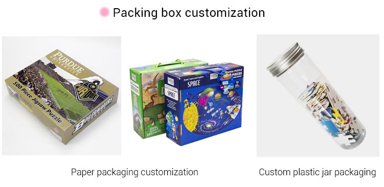 1200gsm CMYK Card Board Printing Puzzles Educational Toy