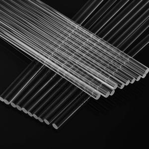 Quality 120mm Clear Transparent Acrylic Curtain Rod Exruded Clear Acrylic Bar Rods wholesale