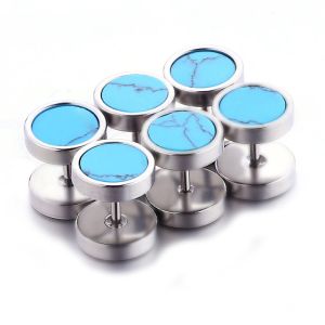 China Wholesale stainless steel body jewelry piercing earrings cute stud earrings on sale