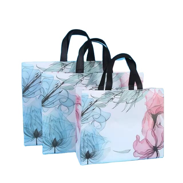 China Cheap Custom Designed PP Non Woven Laminated Promotional Shopping Tote Bag PLA Compostable Bags Grocery Bags Produce Bags