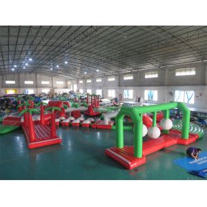 Commercial Inflatable Water Amusement Park Equipment With Digital Printing