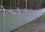 25x25mm Diamond Chain Link Fence Galvanized For Protection