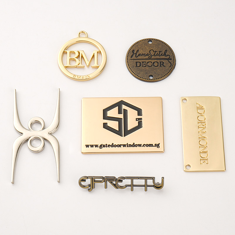 Zinc Alloy Hollow Engraving Metal Logo Cut Out Plate Tags