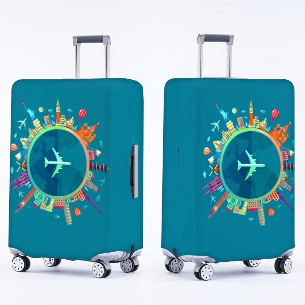 Travelkin Luggage Covers For Suitcase Tsa Approved,Suitcase Cover Protector Fit 18-32 Inch Luggage