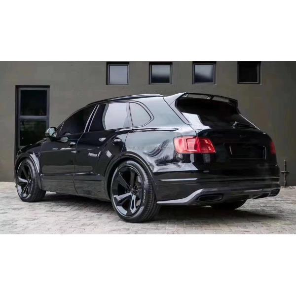 For Bentley Bentayga Carbon Fiber Body Kit Bentayga Upgrades the W12 Style Carbon Fiber Front Lip Diffuser Spoiler