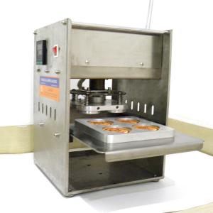 China Yoghurt Cup SS201 Foil Lid Sealing Machine Custom Tray Lidding Machine Anti Corrosion on sale