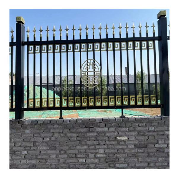 Bolts Nuts Included Manufacture Faux Antique Wrought Iron Railing Fence for Villa