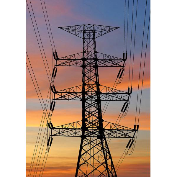 Tubular Steel Monopole Transmission Tower Design 20m Q235 Material