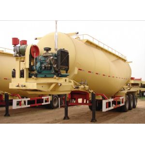 Quality Cement Powder Transport Dry Bulk Pneumatic Tank Trailers Tri Axles 39000L Volume wholesale