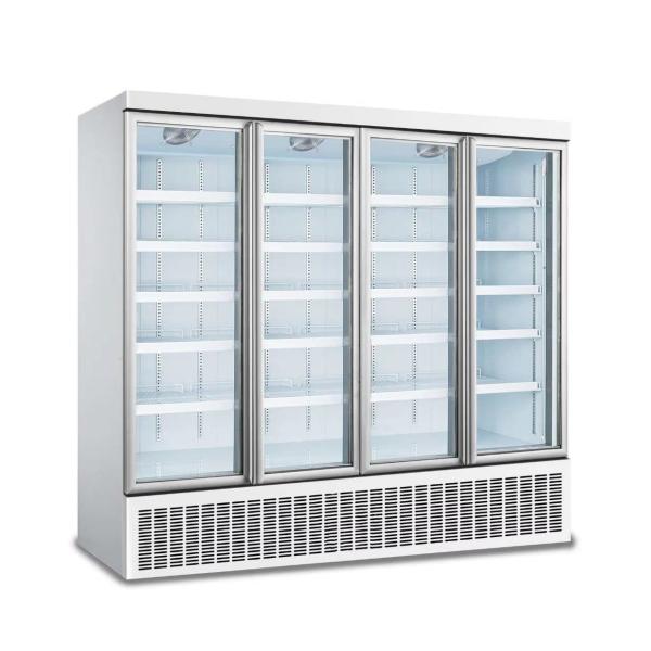 Frozen Food 4 Door Upright Freezer 2248L Inside Condenser